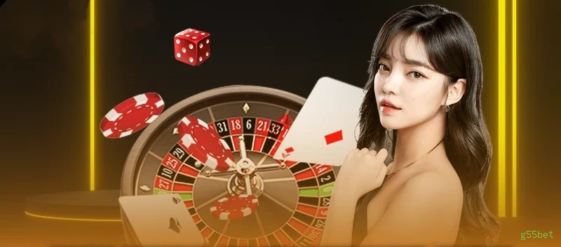 Imagem promocional da experiência de game da g55bet